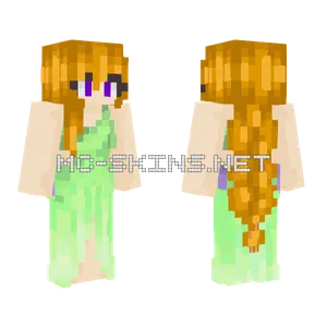 Forest Girl Minecraft skin