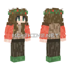 Forest Girl Skin 1 Minecraft skin