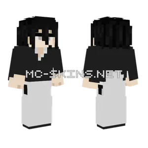 Formal Black and White Suit