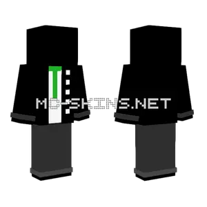 Formal Suit Baseplate Green Minecraft skin