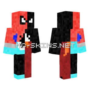 Four Suited Spider Man Minecraft skin