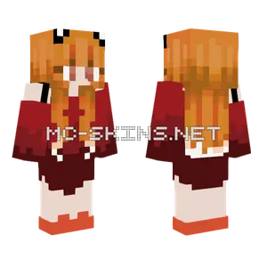 Fox Girl Minecraft skin