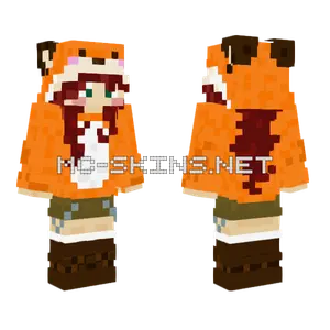 Fox Girl Minecraft skin