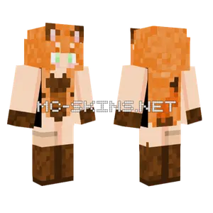 Fox Girl Minecraft skin