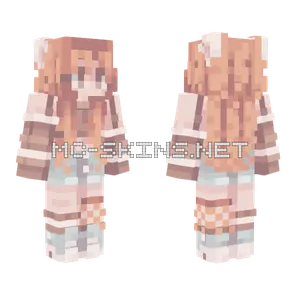 Foxes At Play Minecraft skin