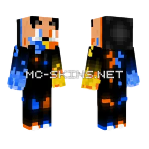 Foxtrot in Creeper Hoodie Minecraft skin