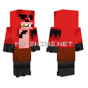 Foxy Minecraft skin