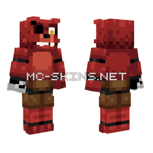 Foxy Minecraft skin
