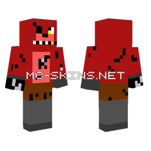Foxy Minecraft skin