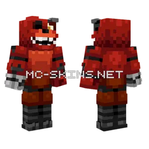 Foxy Minecraft skin