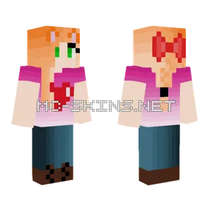 Foxy Girl Minecraft skin