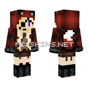 Foxy OC Girl Minecraft skin
