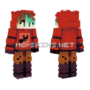 Foxy Onesie Minecraft skin