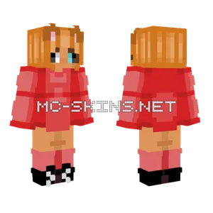 Foxy Roblox Piggy Minecraft skin