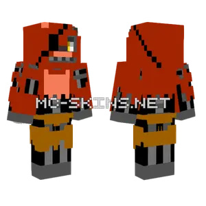 Foxy The Pirate Minecraft skin