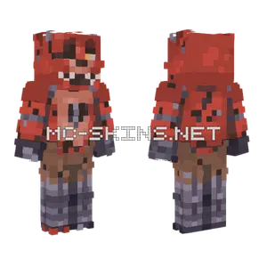 Foxy The Pirate Minecraft skin