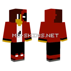Foxy The Pirate Fox Minecraft skin
