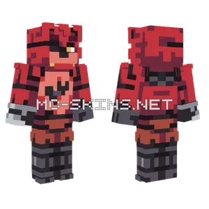 Foxy Wide Minecraft skin