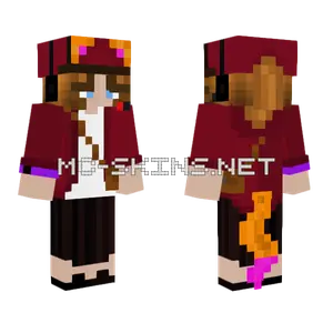 Foxy33lady Has A Tail Minecraft skin