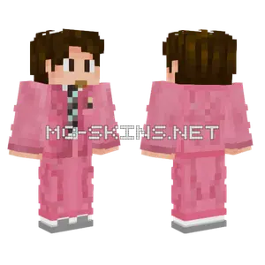 Frabbb Pink Outfit Minecraft skin