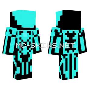 Fragmented Tech Skin Minecraft skin