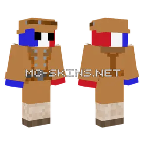 France Soldier Minecraft skin