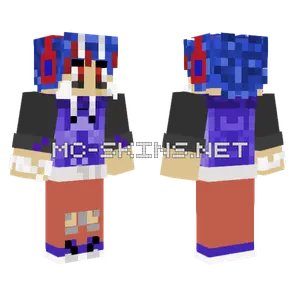 Freddy Anime OC Minecraft skin