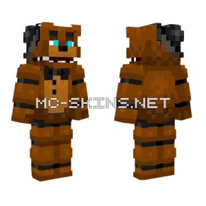 Freddy Fazbear Minecraft skin
