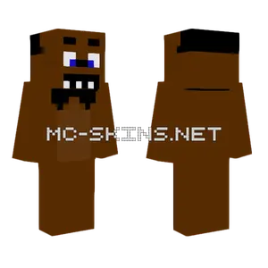 Freddy Fazbear Minecraft skin