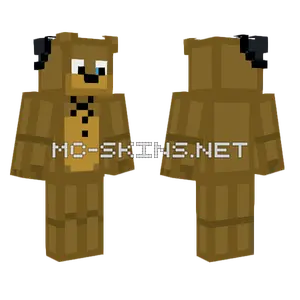 Freddy Fazbear Minecraft skin