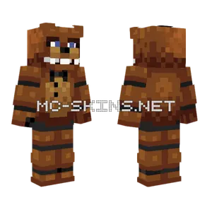 Freddy Fazbear Minecraft skin