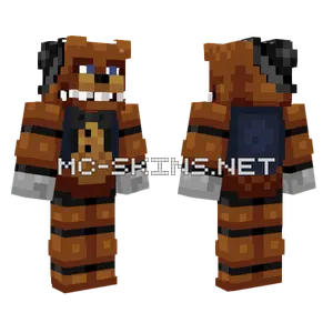 Freddy Fazbear Minecraft skin