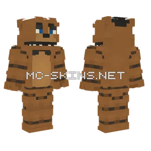 Freddy Fazbear Minecraft skin
