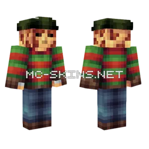Freddy Krueger Minecraft skin