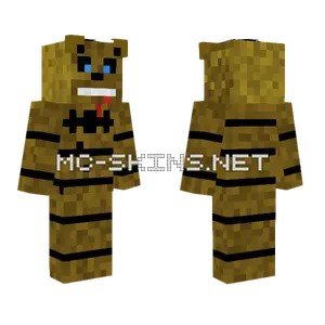 Freddy V2 Minecraft skin