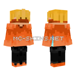 Fredudc Orange Monster Minecraft skin