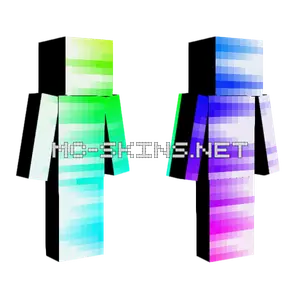 Freezing Gradient Minecraft skin