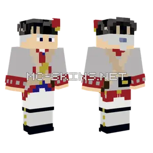 French Infantry 1781 1783 Minecraft skin