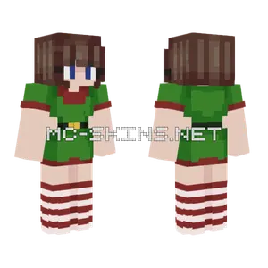 Frenzy Elf Minecraft skin