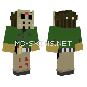 Friday the 13th Jason Voorhees Minecraft skin
