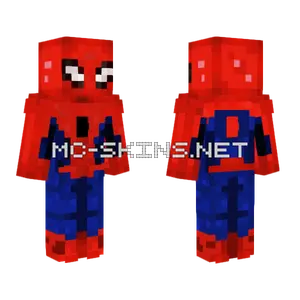 Friendly Neighborhood Spider-Man Minecraft skin