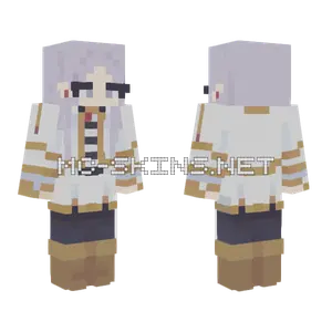 Frieren Beyond Journey's End Minecraft skin