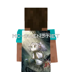 Frieren Chibi cape, outside and lining