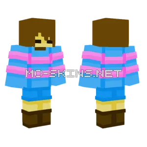 Frisk Undertale Minecraft skin