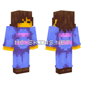 Frisk Undertale Minecraft skin