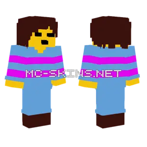 Frisk Undertale Minecraft skin