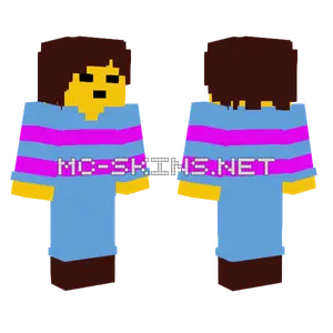 Frisk Undertale Skin Minecraft skin