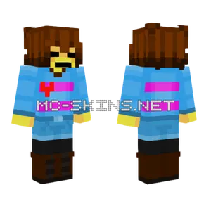 Frisk Undertale V2 Minecraft skin