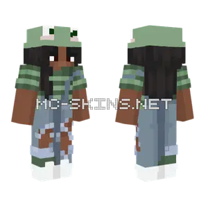Frog Girl Skin Minecraft skin