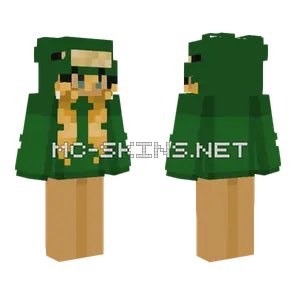 Frog Hoodie Temperate Minecraft skin